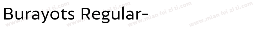 Burayots Regular字体转换